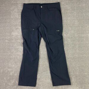 Outdoor Research Voodoo Pants Mens 38 Black Hiking Outdoor Nylon Spandex Stretch